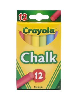 Crayola Coloured Chalk 12Pc