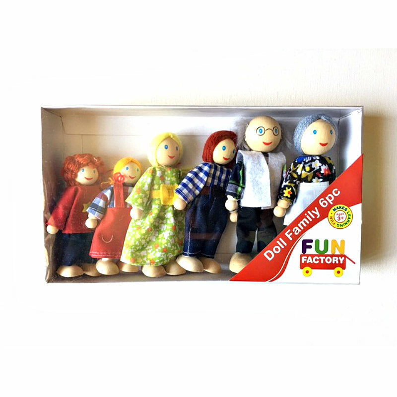 Fun Factory Doll Family 6pce