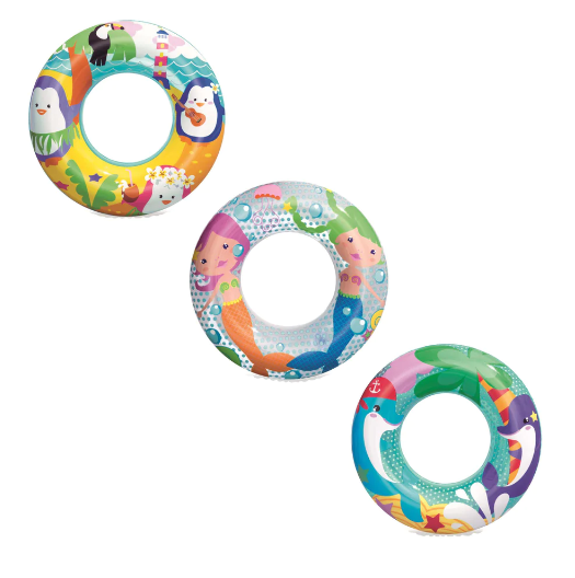 Bestway Sea Creature Swim Rings 51cm Assorted Designs